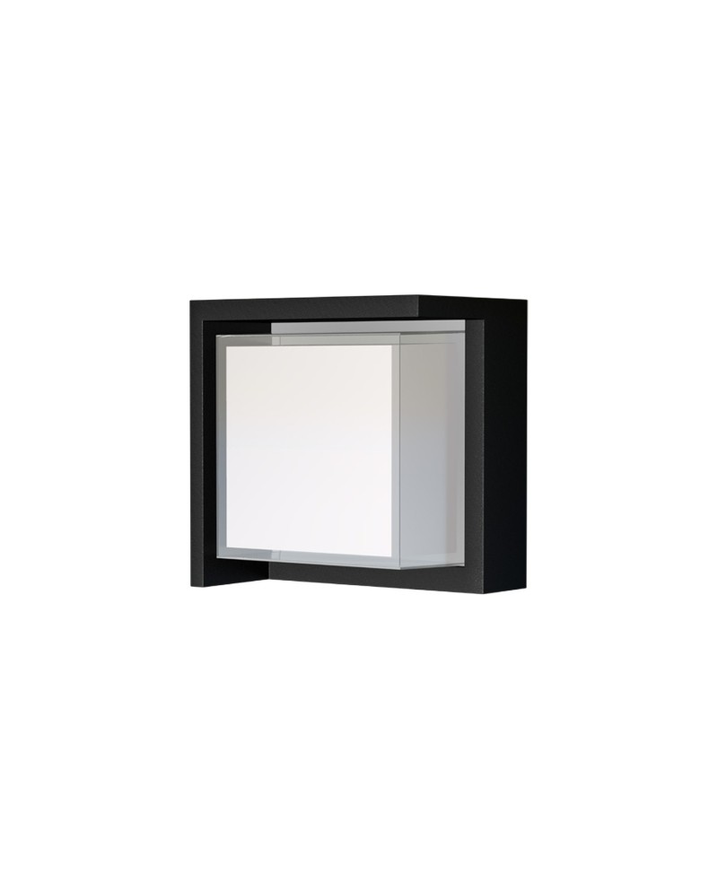 CREEK * APLIQUE EXTERIOR NEGRO LED IP65 - 15W - CCT